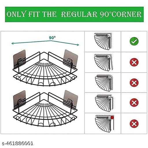 Stainless Steel Corner Rack (Pack of 2)