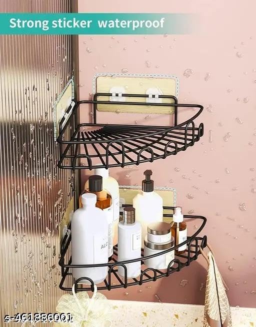 Stainless Steel Corner Rack (Pack of 2)